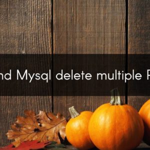 php delete multiple